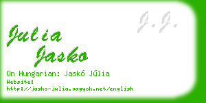 julia jasko business card